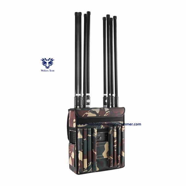 6 Bands Backpack Wireless Signal Jammer Portable Cell Phone Signal Type For