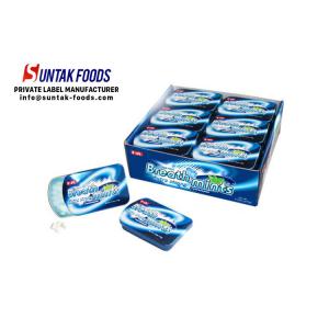 Peppermint Cool Fresh Sugar Free Lozenges For Throat Slide Tin Box