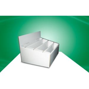 Book  Cover POP Cardboard Countertop Displays With Dividers Recyclable OEM ODM