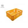 Ventilated No Collapsible Plastic Crate , Food Grade Stacking Confectionery Tray