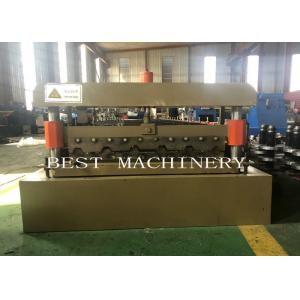 China Compleate Line Customized Metal Roof Sheet Roll Forming Making Machine Good Performance supplier