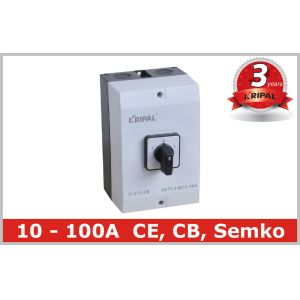 China Sélecteur actionné par manuel de commutateur rotatif de Polonais de la tension 3 de générateur, position 12 on sale