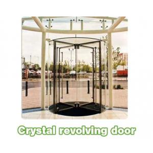 Shopping center mansion Automatic crane Revolving Door Unit with 3 or 4 wings
