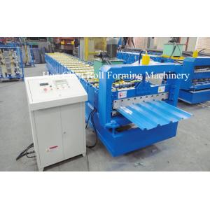China 3KW Corrugated Roofing Sheet Roll Forming Machine With Chrome Plated supplier