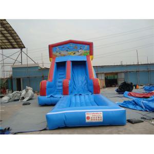 China Durable Inflatable Slip N Slide With Jump Blow Up Playhouse CE / EN14960 Certificate supplier