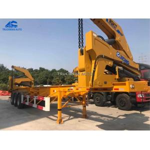 China High Strength Sideloader Trailer , Side Lifter Trailer 1*20 Feet / 2*40 Feet Container supplier
