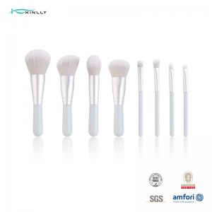 8pcs Mini Size Makeup Brushes Small MQO Short Handle Kit With Soft Synthetic Bristles