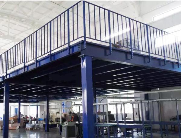 Heavy Duty Steel Platform System Warehouse Mezzanine Solution Fully Bolted Structure