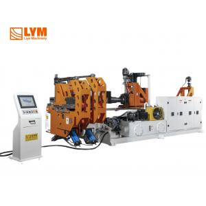 DW130CNC10A3S-T auto CNC pipe tube bending machine 5.5 inch pipe bender 10 axis with push bending