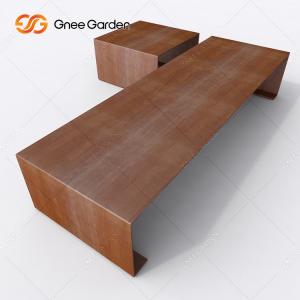 мебели металла толщины 1.5mm сталь Corten Суда на открытом воздухе на открытом воздухе стальная