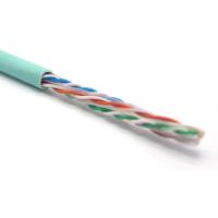 China Pass Test Cat 6a Ethernet Cable 23AWG 4pair Indoor 10gigabit Network FTP Lan Cable 305m on sale