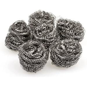 Upgraded Steel Wool Scrubbers Premium Stainless Steel Scrubber, Metal Scouring Pads, Steel Wool Pads, Kitchen