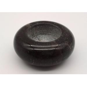 7.8cm X 3cm Black Marble Candle Jars Good High Temperature Resistance