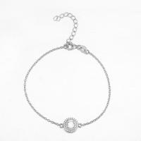 China Chamilia 925 Silver CZ Bracelet 10.69g 92.5 Sterling Silver Mens Bracelet on sale