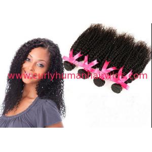 No Tangle 100g Natural Human Hair Wigs / Human Hair Weave Bundles