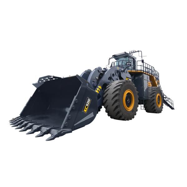 Integrado con cuatro ruedas de conducción independiente cargador de ruedas compacto transmisión eléctrica XC9150 15 toneladas