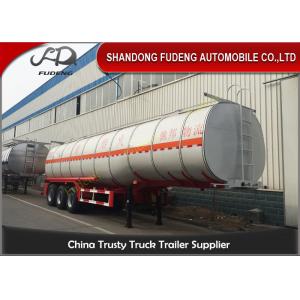 China 4 compartments fuel tanker semi truck trailer can be customized supplier