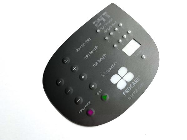 Embedded Embossed Membrane Switch Prototype Arduino Membrane Keypad For Hairdressers