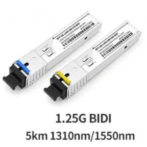 1.25G SFP Fiber Optic Transceiver 5km 1550/1310nm SC Connector BIDI SFP Module
