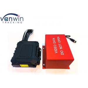 China Vehicle Mobile Dvr Accessories Fireproof Waterproof Bright Red Color Protected Safe Box supplier