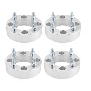 2 Inch 4x110 Atv Wheel Spacers CNC Machined Polished With 10x1.25 Studs