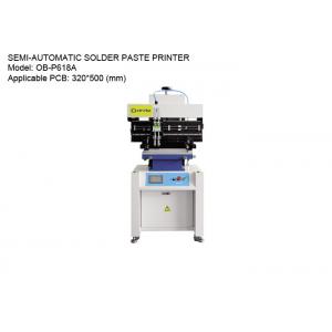 SMT Solder Paste Printer Touch Screen Control For 320*500mm PCB