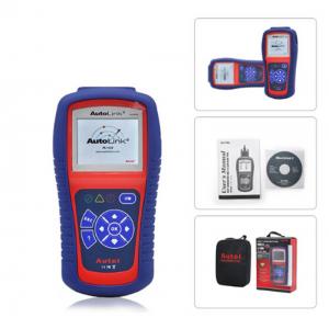 China AutoLink AL419 OBD II Code Reader , Autel Diagnostic Scanner With DTC Definitions supplier