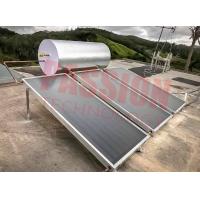 China Blue Titanium Collector Flat Plate Solar Water Heater , Solar Powered Pool Heater on sale