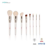 China 8PCS Luxury Aluminum Ferrule Travel Makeup Brush Set Private Label on sale