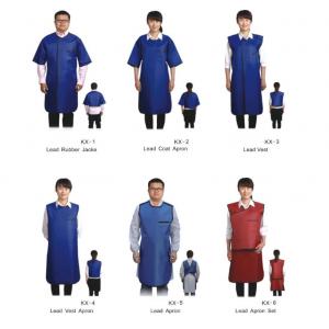 Lead Rubber CE X Ray Protection Apron Shield Vest Half Sleeves