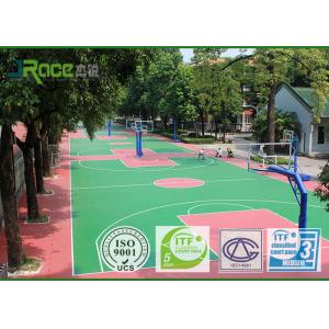 China Water Based Polyurethane Sports Flooring ,Synthetic Basketball Court Flooring supplier