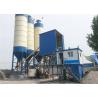 Fixed Skip Hopper Simple Concrete Batch Plant With Control Panel Software