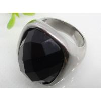 Large Black Semi Precious Stone Ring 1140528