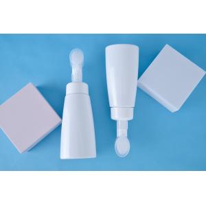 China Round Plastic Foam Pump Face Wash Skin Cleaning With Brush supplier