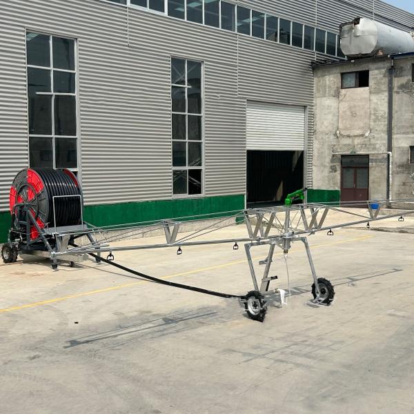 Metal Hose Reel Irrigation System Versatile Truss And Adjustable Spray