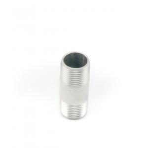 Wrought Stainless Steel Pipe Nipples , Stainless Steel Tube Fittings Smooth Surface