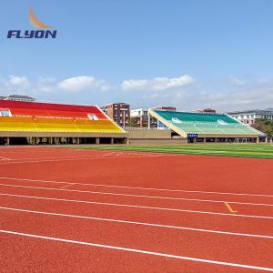 China Seamless Monolithic Full Pour Running Track with Advanced Impact Absorption and All-Weather Durability supplier