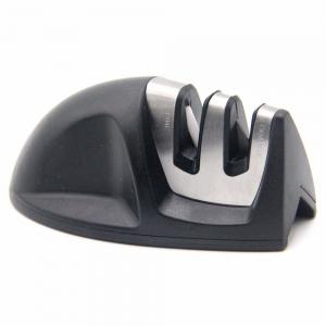 China Mini Shaped Ceramic Knife Sharpener , Compact Knife Sharpener With PVC Box Package supplier