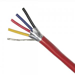 China Antiwear Red Cable For Fire Alarm System 1mm2 PVC Copper Material supplier