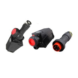 IP66 WF2 Rated Explosion Proof Plug and Socket 63A Current Designed for Phase Connection in Hazardous Environments