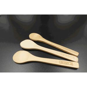 China Reusable FDA LFGB Natural Bulk Wooden Spoons For Salt Herbs supplier