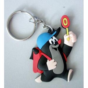 Key Cover Soft PVC Customized Key Chains / Rubber Keychain for Decoration or Souvenir