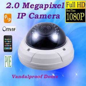Metal Dome infraed 1080P 2.0MP manual Zoom lens IP CCTV Camera POE Webcam