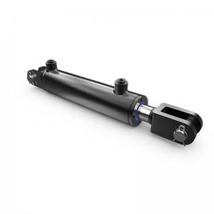 Low price customized clevis welded hydraulic cylinder for dump truck bodies