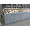 White Color Jewelry Store Showcases Jewellery Display Cabinets OEM / ODM