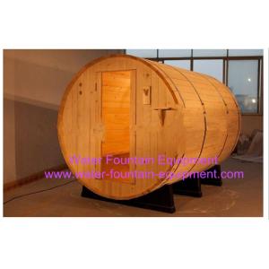 China Canopy Barrel Sauna Room Canadian Pine Wood Electric Sauna Heater supplier