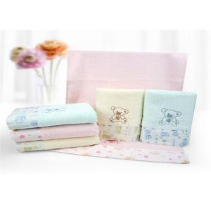 China Trendy Applique Baby Face Towel Color Magnet 100% Cotton Super Weather Ability supplier