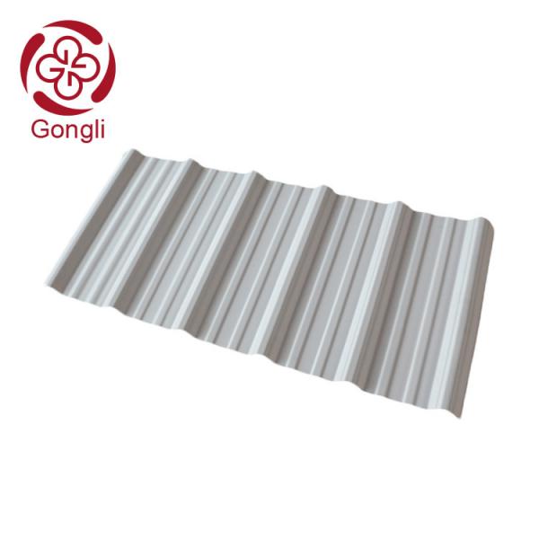 Sound Insulation Trapezoidal Profile UPVC Multilayer Roofing Sheets SGS