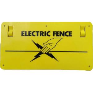 China PP Electric Fence Warning Sign supplier