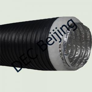 China R1.0 30mm polyester insulation flexible air duct 4''x25ft insulated flexible aluminum air duct wholesale